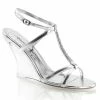 Fabulicious LOVELY-428 - Slv Metallic Pu/Clr