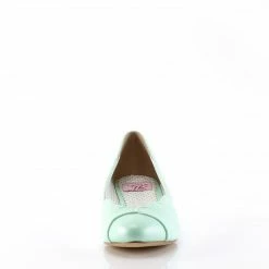 Pin Up Couture LULU-05 - Mint Faux Leather
