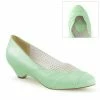 Pin Up Couture LULU-05 - Mint Faux Leather 2 Pin Up Couture LULU-05 - Mint Faux Leather
