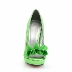Fabulicious Party & Prom LUMINA-42 - Apple Green Satin