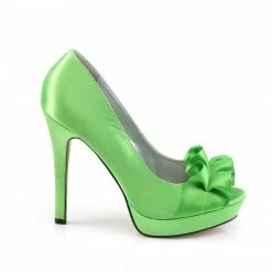 Fabulicious Party & Prom LUMINA-42 - Apple Green Satin