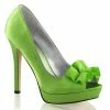 Fabulicious Party & Prom LUMINA-42 - Apple Green Satin