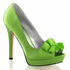 Fabulicious Party & Prom LUMINA-42 - Apple Green Satin