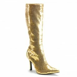 Funtasma LUST-2001SQ - Gold Sequins