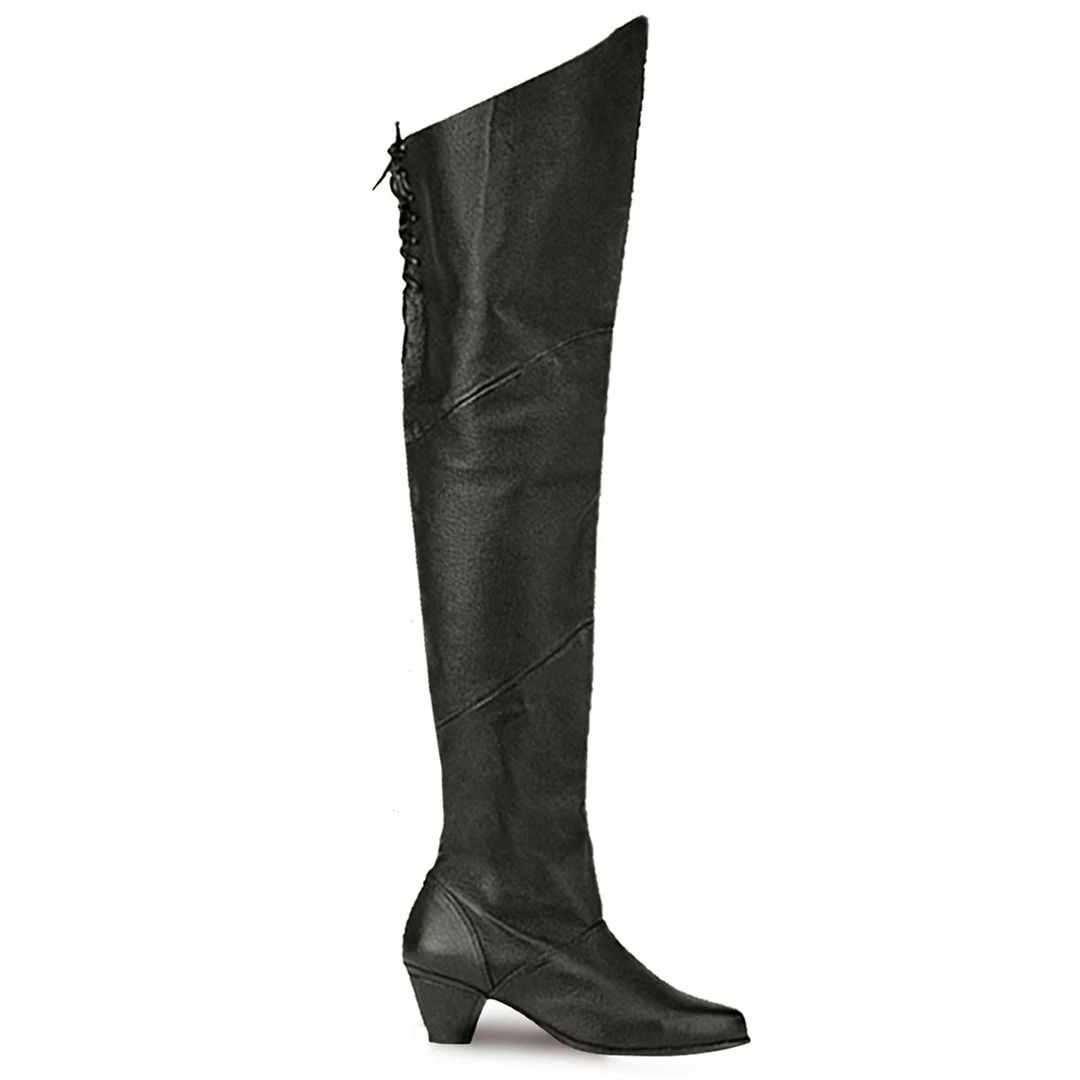Funtasma MAIDEN-8828 - Blk Leather (P) 3 Funtasma MAIDEN-8828 - Blk Leather (P)