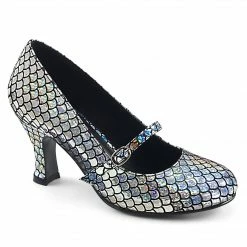 Funtasma MERMAID-70 - Silver Hologram Pu