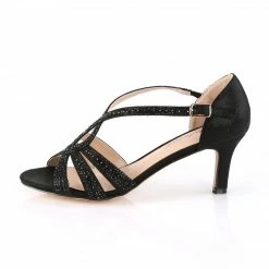 Fabulicious Party & Prom MISSY-03 - Blk Shimmering Fabric 9 Fabulicious Party & Prom MISSY-03 - Blk Shimmering Fabric