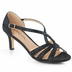 Fabulicious Party & Prom MISSY-03 - Blk Shimmering Fabric