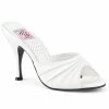 Pin Up Couture Vintage & Retro MONROE-01 - Wht Faux Leather