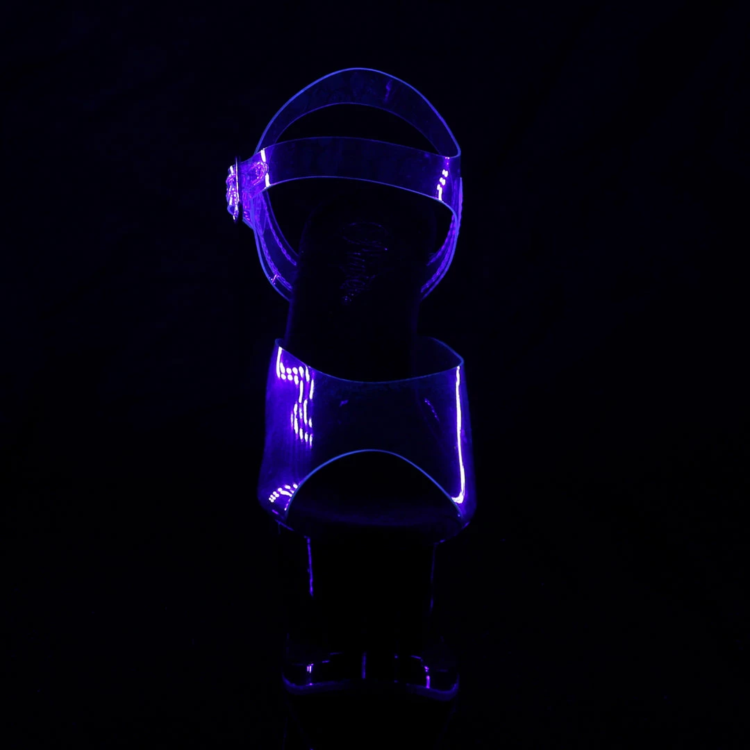 Pleaser MOON-708FLM - Clr/Blk-Ombre 4 Pleaser MOON-708FLM - Clr/Blk-Ombre