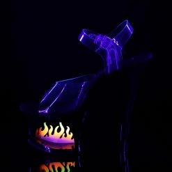 Pleaser MOON-708FLM - Clr/Blk-Ombre 9 Pleaser MOON-708FLM - Clr/Blk-Ombre