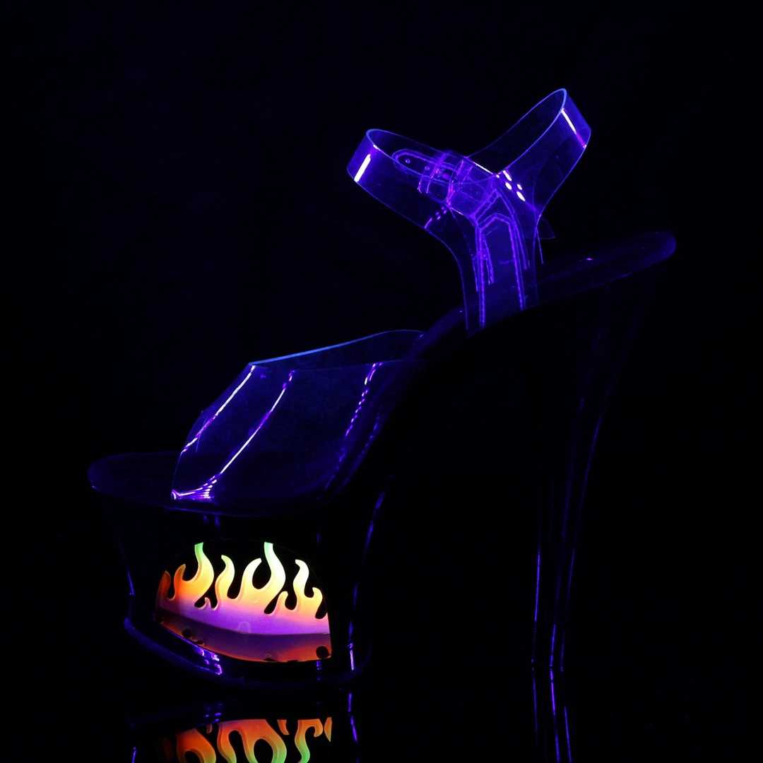 Pleaser MOON-708FLM - Clr/Blk-Ombre 5 Pleaser MOON-708FLM - Clr/Blk-Ombre