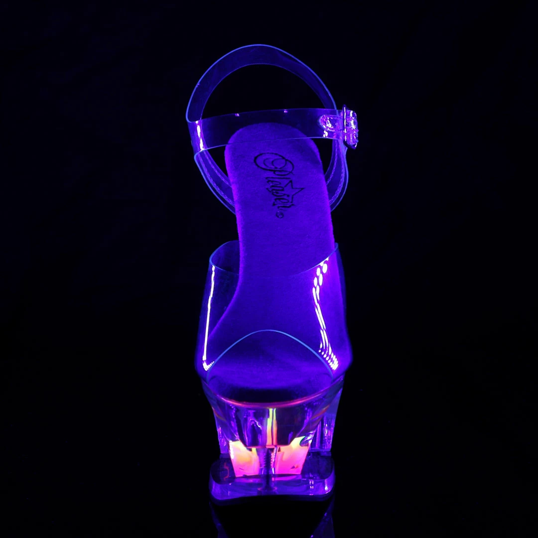 Pleaser MOON-708FLM - Clr/Clr-Ombre 4 Pleaser MOON-708FLM - Clr/Clr-Ombre