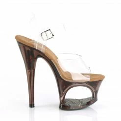 Pleaser MOON-708GFT - Clr/Bronze Tinted