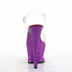 Pleaser MOON-708LG - Clr/Purple Multi Glitter Exotic Dancing 10 Pleaser MOON-708LG - Clr/Purple Multi Glitter Exotic Dancing