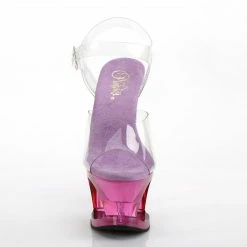Pleaser MOON-708MCT - Clr/Purple Tinted Exotic Dancing