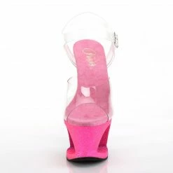 Pleaser MOON-708OMBRE - Clr/Pink-Lavender Ombre Exotic Dancing