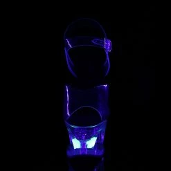 Pleaser MOON-708RSS - Clr-Blk/Clr