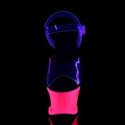 Pleaser Exotic Dancing MOON-708UV - Clr/Neon H. Pink