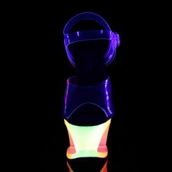 Pleaser MOON-708UV - Clr/Neon Multi