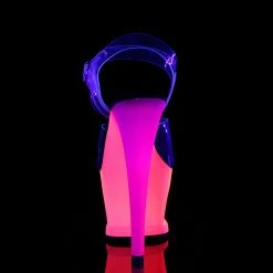 Pleaser MOON-708UV - Clr/Neon Multi