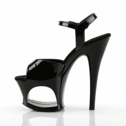 Pleaser MOON-709 - Blk/Blk Exotic Dancing