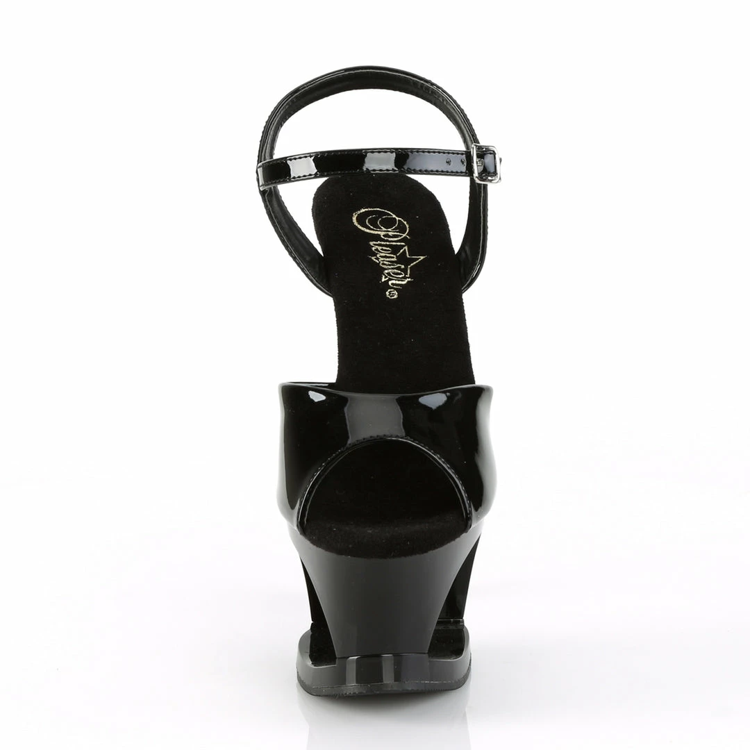 Pleaser MOON-709CAT - Blk/Blk-Slv 4 Pleaser MOON-709CAT - Blk/Blk-Slv