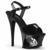 Pleaser MOON-709CAT - Blk/Blk-Slv