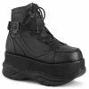 Demonia NEPTUNE-181 - Blk Vegan Leather Punk & Goth