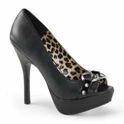 Demonia PIXIE-15 - Blk Vegan Leather-Pat Punk & Goth