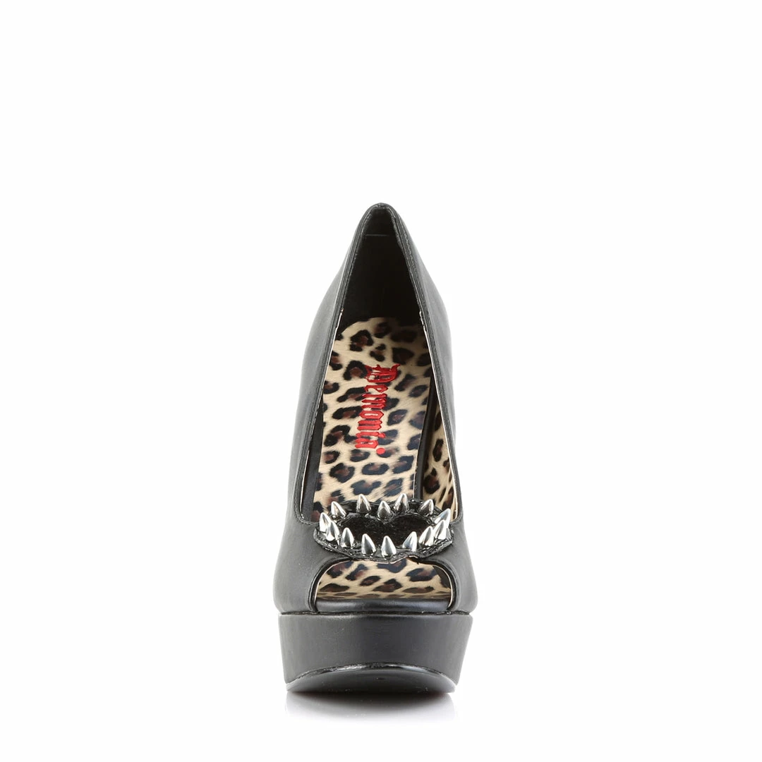 Demonia Punk & Goth PIXIE-17 - Blk Vegan Leather -Pony Faux Fur 4 Demonia Punk & Goth PIXIE-17 - Blk Vegan Leather -Pony Faux Fur