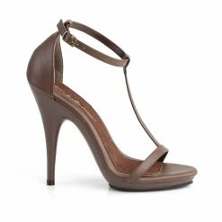 Fabulicious Party & Prom POISE-526 - Brown Pu/Brown Matte