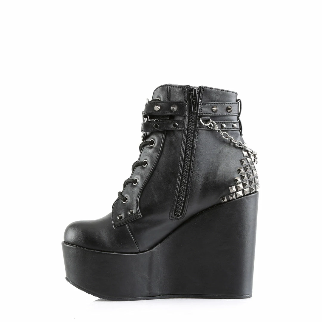 Demonia POISON-101 - Blk Vegan Leather Punk & Goth 5 Demonia POISON-101 - Blk Vegan Leather Punk & Goth