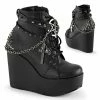 Demonia POISON-101 - Blk Vegan Leather Punk & Goth