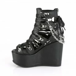 Demonia POISON-95 - Blk Vegan Leather Punk & Goth