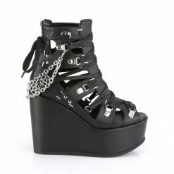 Demonia POISON-95 - Blk Vegan Leather Punk & Goth