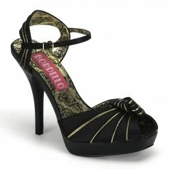 Bordello Burlesque PREEN-16 - Blk Satin
