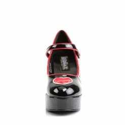 Funtasma QUEEN-55 - Blk-Wht-Red Pat