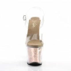 Pleaser Exotic Dancing RADIANT-708BHG - Clr/Bronze Hologram