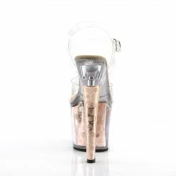 Pleaser Exotic Dancing RADIANT-708BHG - Clr/Bronze Hologram