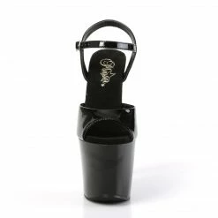 Pleaser RADIANT-709 - Blk Pat/Blk Exotic Dancing