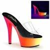 Pleaser Exotic Dancing RAINBOW-201UV - Clr/Neon Multi