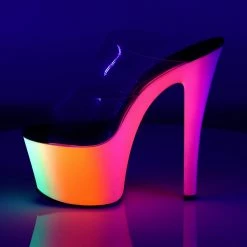 Pleaser Exotic Dancing RAINBOW-302UV - Clr/Neon Multi 9 Pleaser Exotic Dancing RAINBOW-302UV - Clr/Neon Multi