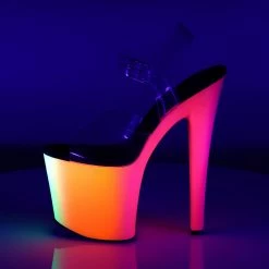 Pleaser RAINBOW-708UV - Clr/Neon Multi Exotic Dancing