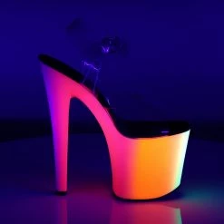 Pleaser RAINBOW-708UV - Clr/Neon Multi Exotic Dancing