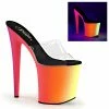 Pleaser RAINBOW-801UV - Clr/Neon Multi Exotic Dancing