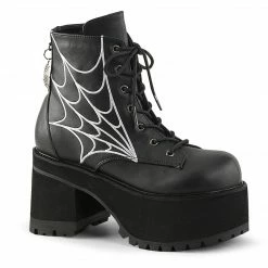 Demonia Punk & Goth RANGER-105 - Blk Vegan Leather