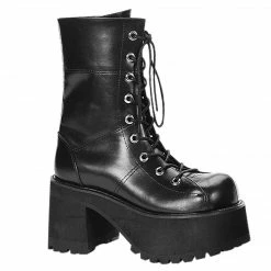 Demonia Punk & Goth RANGER-301 - Blk Vegan Leather