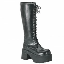 Demonia RANGER-302 - Blk Vegan Leather