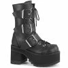 Demonia Punk & Goth RANGER-308 - Blk Vegan Leather 2 Demonia Punk & Goth RANGER-308 - Blk Vegan Leather